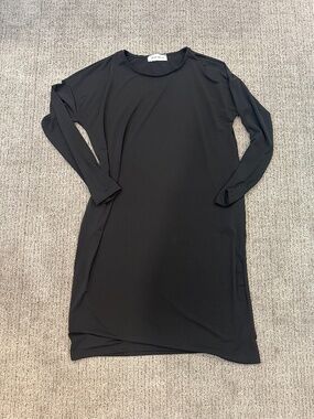Women’s black size large Brigitte Brianna long sleeve dress